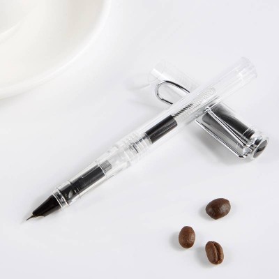 Famous Brand 0.5mm Transparent Fountain Pen With Newest Design