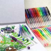 Customized Logo Customized Package 48 Glitter Gel Ink Gel Pen